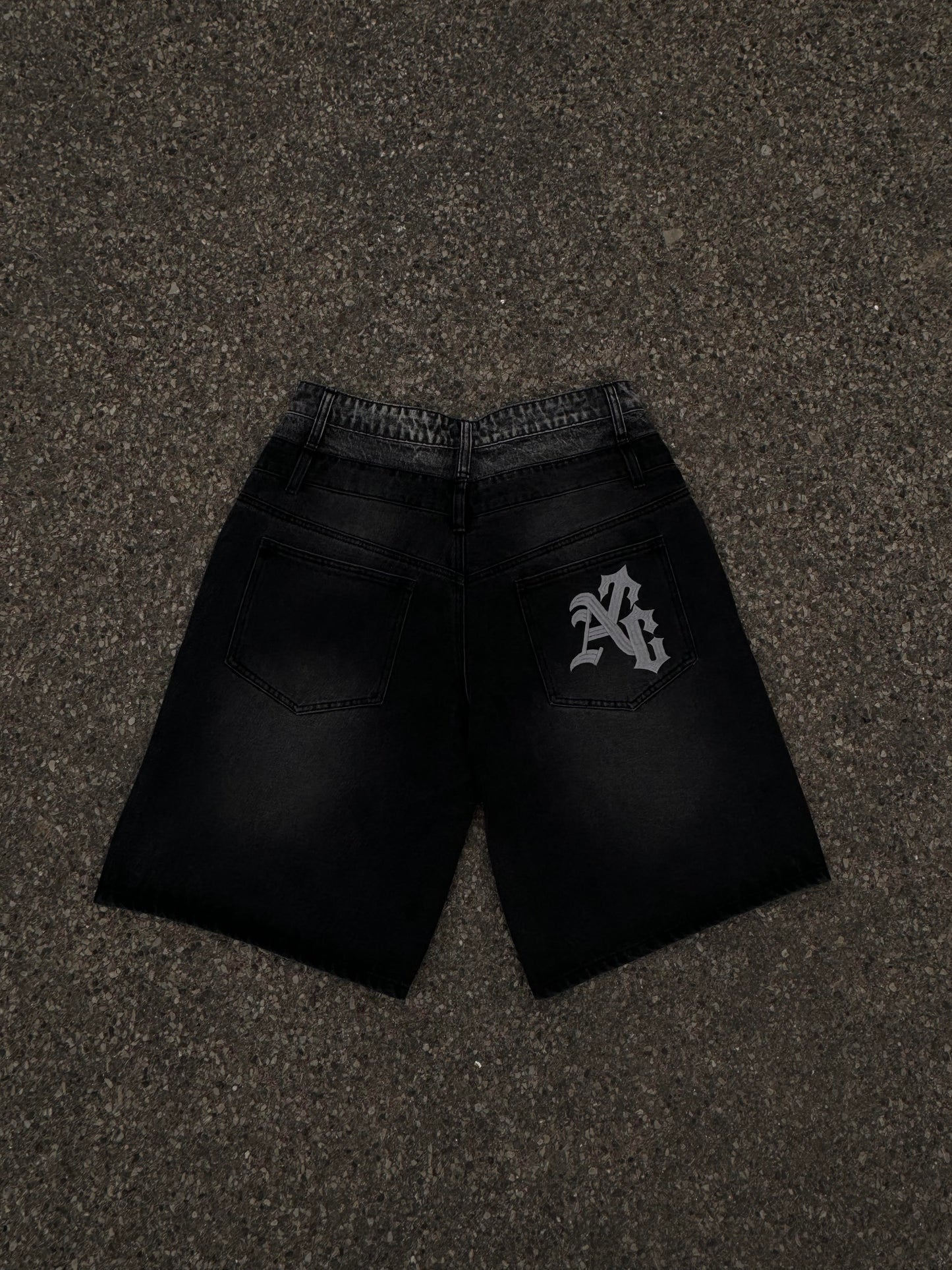 DOUBLE WAISTED JORTS
